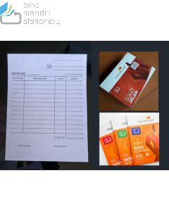 Jual Buku Invoice / Bill / Tagihan / Bon Paperline PPL NK K3 NCR Nota Kontan Kecil 3 Ply terlengkap di toko alat tulis