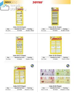 Sticky Note Pesan Tempel Joyko Index & Memo IM-59 (kertas)