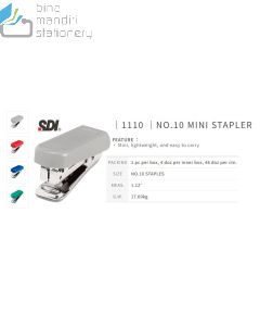 Gambar atk Stapler type SDI 1110 Mini Stapler No.10 Alat Jepret Kertas