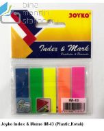 Foto Sticky Note Pesan Tempel Joyko Index & Memo IM-43 (Plastic,Kotak) merek Joyko